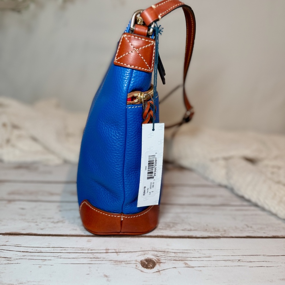 NWT Dooney & Bourke Pebble Grain Crossbody - French Blue - Picture 6 of 10